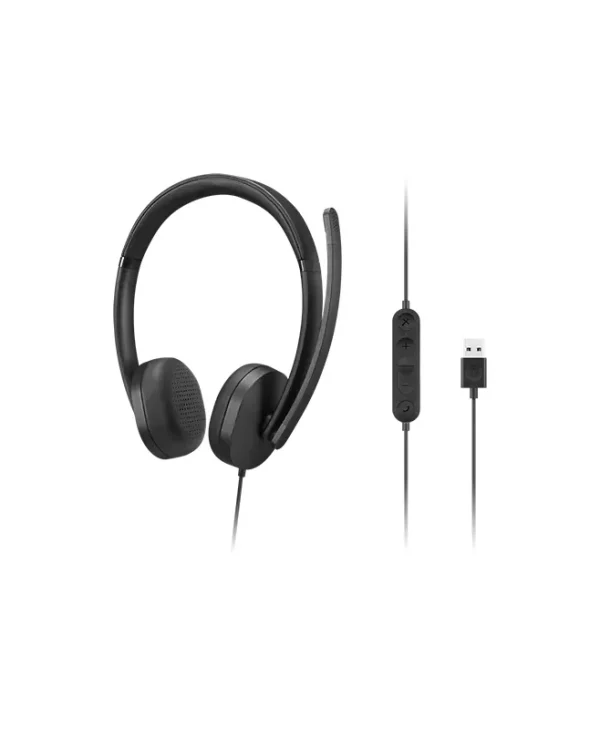 Lenovo Wired Stereo Headset Gen 2 USB-A Black 4XD1P83425