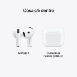 Apple AirPods 4 TWS Earbuds with Charging Case White MXP63ZM/A - Image 7