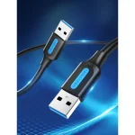 Vention USB 3.0 A Male to A Male Cable 2m Black CONBH - Image 4