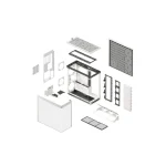 HAVN HS 420 Midi Tower Tempered Glass With Vertical GPU Support White HVN-CA-HS420-07 - Image 3