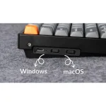 Keychron K2 Max Wireless Mechanical Keyboard 75% RGB Hot‑Swap Brown Switches US Layout Black Grey K2M-J3 - Image 6