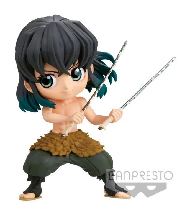 Banpresto Q Posket: Demon Slayer: Kimetsu no Yaiba - Inosuke Hashibira II (Ver.B) PVC 13cm Figure 4983164184563