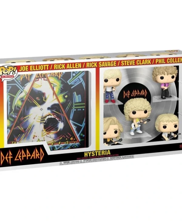 Funko Pop! Deluxe Albums: Def Leppard - Joe Elliott, Rick Allen, Rick Savage, Steve Clark & Phil Collen (Hysteria Tour 1987) (Special Edition) #37