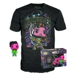 Funko Pop! & Tee: Marvel What If...? – Infinity Killmonger (Blacklight) Bobble-Head #989 Special Edition – M - Image 2