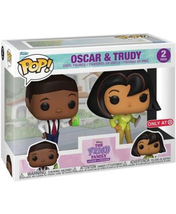 Funko Pop! 2-Pack Disney: The Proud Family: Louder and Prouder - Oscar & Trudy (Special Edition) 889698613446