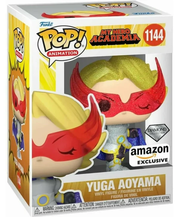 Funko Pop! Animation: My Hero Academia – Yuga Aoyama (Glitter) (Diamond Collection) (Amazon Exclusive) #1144