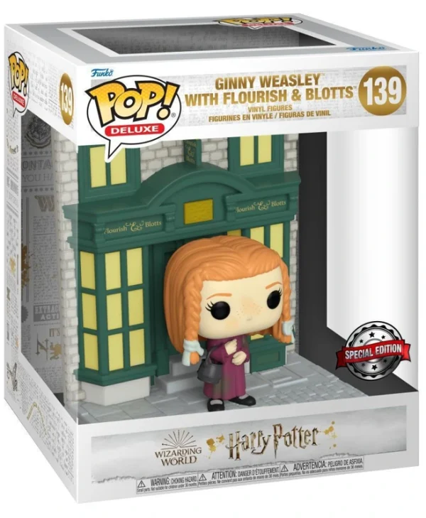 Funko Pop! Deluxe: Harry Potter - Ginny Weasley with Flourish and Blotts #139 Special Edition