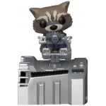 Funko Pop! Deluxe: Marvel Avengers Infinity War – Guardians' Ship: Rocket Bobble-Head #1025 Special Edition