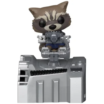 Funko Pop! Deluxe: Marvel Avengers Infinity War – Guardians' Ship: Rocket Bobble-Head #1025 Special Edition