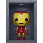 Funko Pop! Deluxe: Marvel Hall of Armor – Iron Man Model 4 (Metallic) Bobble-Head #1036 PX Previews Exclusive