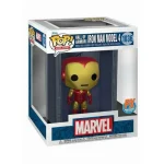 Funko Pop! Deluxe: Marvel Hall of Armor – Iron Man Model 4 (Metallic) Bobble-Head #1036 PX Previews Exclusive - Image 2