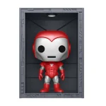 Funko Pop! Deluxe: Marvel Hall of Armor: Iron Man Model 8 Silver Centurion (Metallic) (PX Previews Exclusive) Bobble-Head #1038