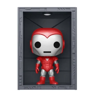 Funko Pop! Deluxe: Marvel Hall of Armor: Iron Man Model 8 Silver Centurion (Metallic) (PX Previews Exclusive) Bobble-Head #1038