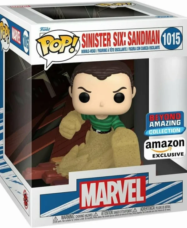 Funko Pop! Deluxe: Marvel – Sandman (Sinister Six, Amazon Exclusive) Bobble-Head #1015