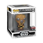 Funko Pop! Deluxe: Star Wars – Zuckuss (Bounty Hunters Collection, Metallic) Bobble-Head #441 Special Edition