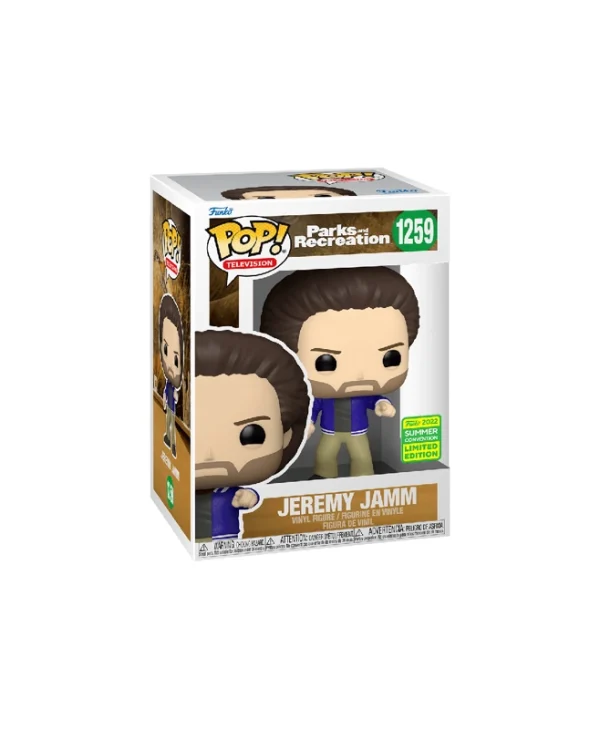 Funko Pop! Television: Parks and Recreation – Jeremy Jamm #1259 Summer Convention Limited Edition