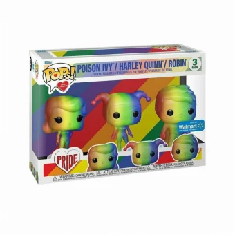 Funko Pop! Heroes: DC Pride – Poison Ivy, Harley Quinn & Robin 3-Pack 889698661355 Special Edition