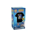 Funko Pocket Pop! & Tee: Sonic the Hedgehog – Sonic (Flocked) 889698703918 - Image 2