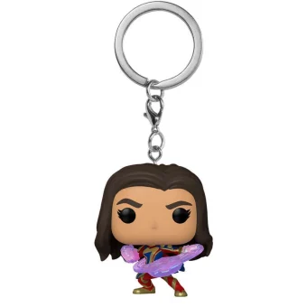 Funko Pocket Pop!: The Marvels - Ms. Marvel Vinyl Figure Keychain 889698675918