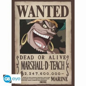 Poster: One Piece – Wanted Blackbeard Chibi 52x38cm GBYDCO267