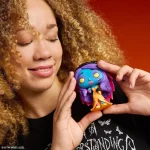 Funko Pop! & Tee (Adult): Corpse Bride - Emily (Blacklight, S) #1370 - Image 2