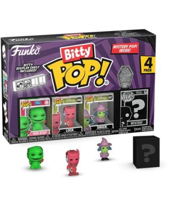 Funko Bitty Pop!: Disney The Nightmare Before Christmas – Oogie Boogie 4-Pack Series 1 889698730198