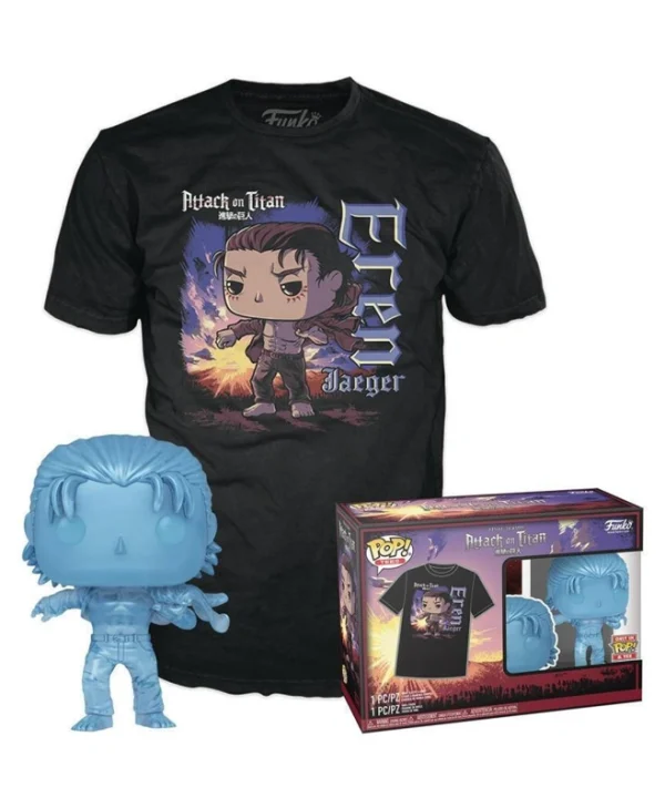 Funko Pop! & Tee: Attack on Titan – Eren Jaeger (with Marks, T‑Shirt XL) #1321