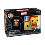 Funko Pop! & Tee (Adult): Marvel – Holiday Iron Man (Glow in the Dark) 889698728362 - Image 2