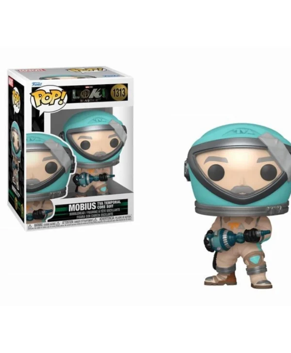 Funko Pop! Marvel: Loki Season 2 – Mobius (TVA Temporal Core Suit) Bobble-Head #1313