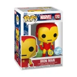 Funko Pop! & Tee: Marvel – Holiday Iron Man (XL) #1282 Glow in the Dark - Image 3