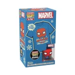 Funko Pocket Pop! & Tee: Marvel – Holiday Spider-Man (M) 889698729468 - Image 2