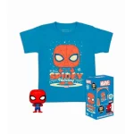 Funko Pocket Pop! & Tee: Marvel – Holiday Spider-Man (Kids S) 889698729451