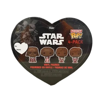 Funko Pocket Pop! 4-Pack: Star Wars - Valentine Chocolate Box 889698762267