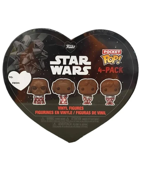 Funko Pocket Pop! 4-Pack: Star Wars - Valentine Chocolate Box 889698762267