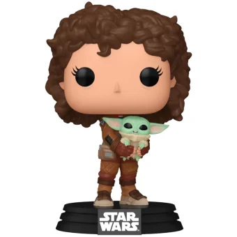 Funko Pop! Disney Star Wars: The Mandalorian – Peli Motto with Grogu Bobble-Head #665