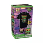 Funko Pocket Pop! & Tee (Child): Teenage Mutant Ninja Turtles: Mutant Mayhem – Michelangelo (L) 889698762083 - Image 2