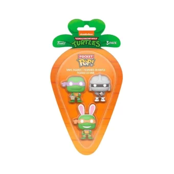 Funko Pocket Pop!: Teenage Mutant Ninja Turtles - Donatello, Michelangelo & Shredder (Easter) 3-Pack 889698764414