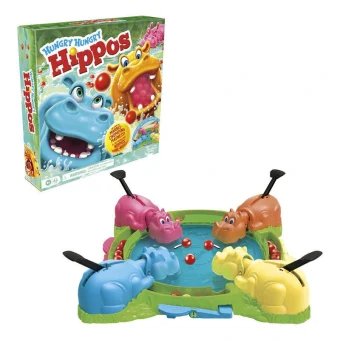 Hasbro Board Game: Hungry Hungry Hippos Refresh Greek F8815