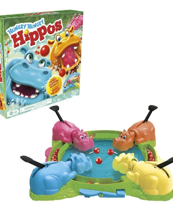 Hasbro Board Game: Hungry Hungry Hippos Refresh Greek F8815