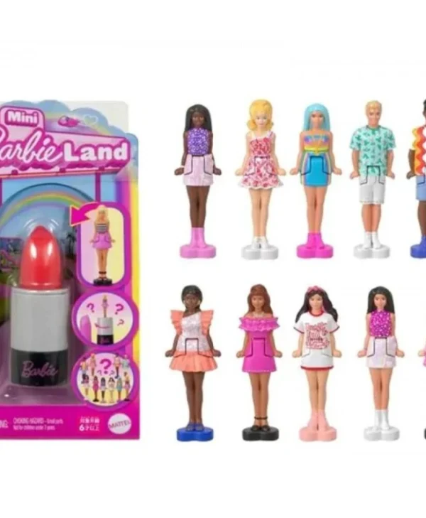 Barbie Mini BarbieLand: Fashionistas Mini Doll – Lipstick (Random) HYF19