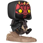 Funko Pop! Rides Deluxe: Star Wars – Darth Maul on Bloodfin Speeder (Bobble-Head) #704