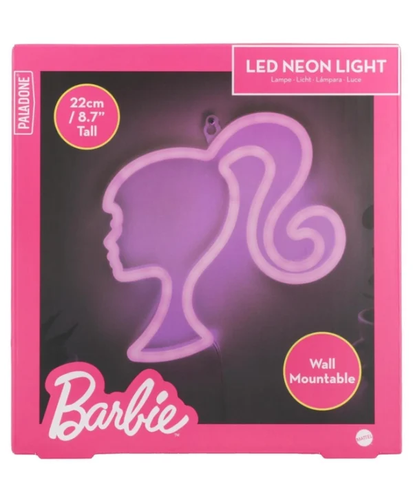 Paladone Barbie Wall Mountable LED Neon Light PP12620BRVN