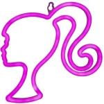 Paladone Barbie Wall Mountable LED Neon Light PP12620BRVN - Image 5