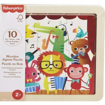 Fisher-Price Wooden Jigsaw Puzzle: Jungle 194735238583