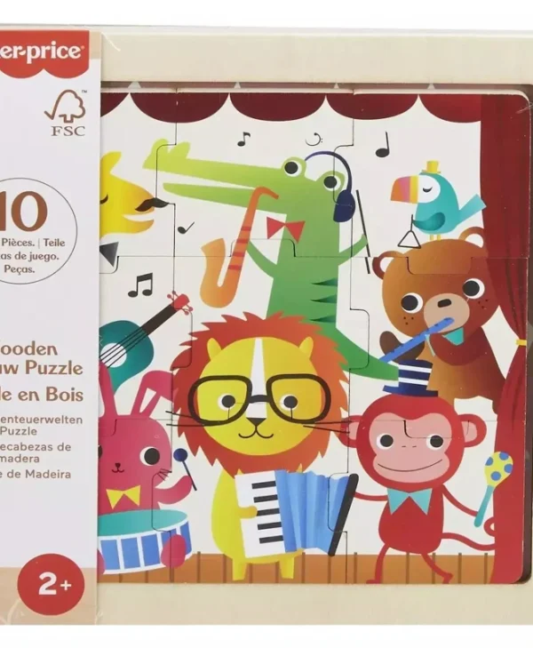 Fisher-Price Wooden Jigsaw Puzzle: Jungle 194735238583