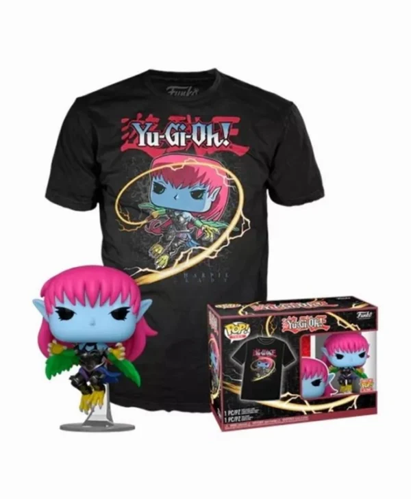 Funko Pop! & Tee: Yu-Gi-Oh! – Harpie Lady (Black) (S) #1599
