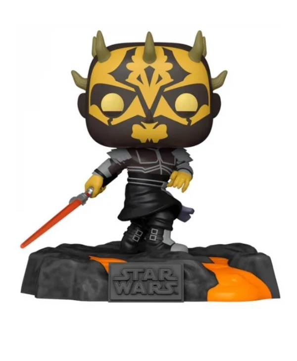 Funko Pop! Deluxe: Disney Star Wars: Red Saber Series Vol. 1 – Savage Opress (Glows in the Dark) (Special Edition) Bobble-Head #521