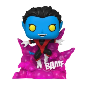 Funko Pop! Deluxe: X-Men – Nightcrawler (Teleporting) Bobble-Head #1124 Glow in the Dark PX Previews Exclusive