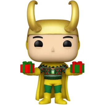 Funko Pop! Marvel: Loki – Bobble-Head (with Sweater) (Metallic) #1322 Special Edition