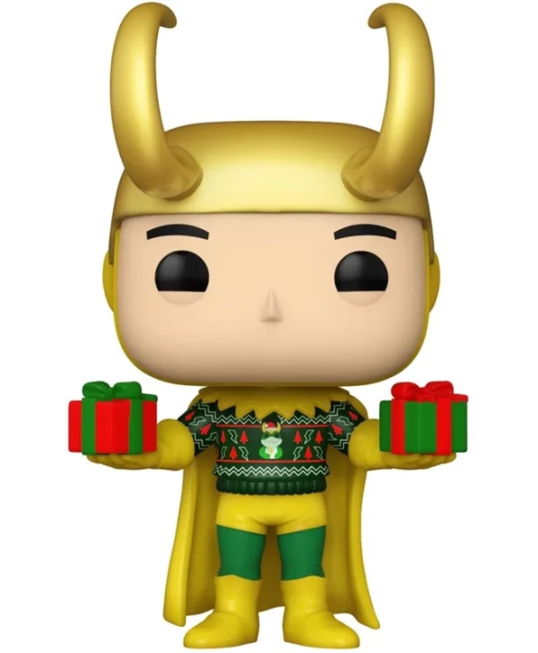 Funko Pop! Marvel: Loki – Bobble-Head (with Sweater) (Metallic) #1322 Special Edition